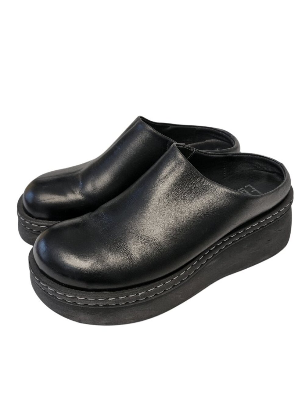 E8 By MIISTA Kristi Platform Leather Mules EU38 - Picture 3 of 13